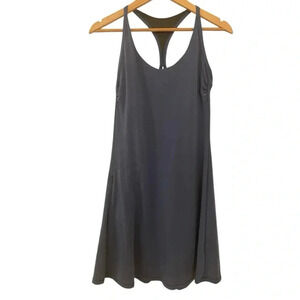 Prana Womens Opal Blue Racerback Tank Dress Size Small Athleisure Athletic